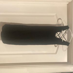 Sexy little black dress with strappy back